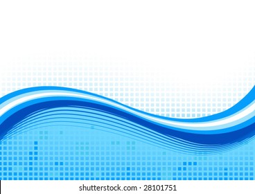 Vector abstract blue background