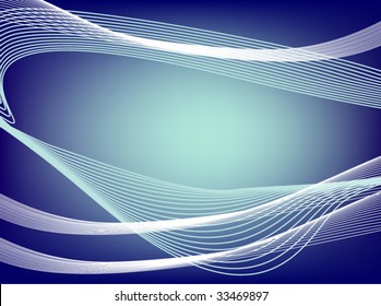Vector abstract blue background
