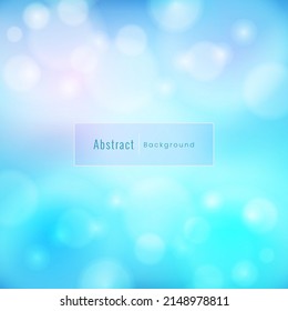 Fondo azul abstracto vectorial con efecto de luz borrosa