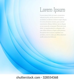 Vector Abstract Blue Background. Business banner. Vector illustration