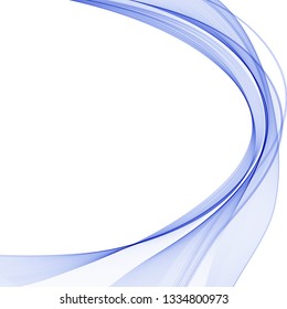 Vector abstract blue background. Abstract vector background, color flow waved lines for brochure, website, flyer design. eps10
