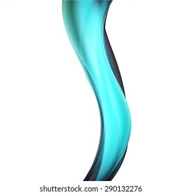 Vector abstract blue background design wavy. Brochure design templates collection and waving
