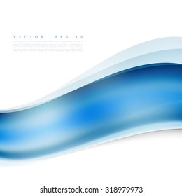 Vector abstract blue background design wavy. Brochure design templates collection and waving