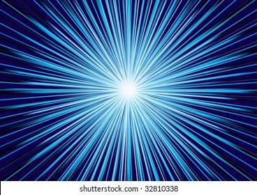 Vector abstract blue background; few layers