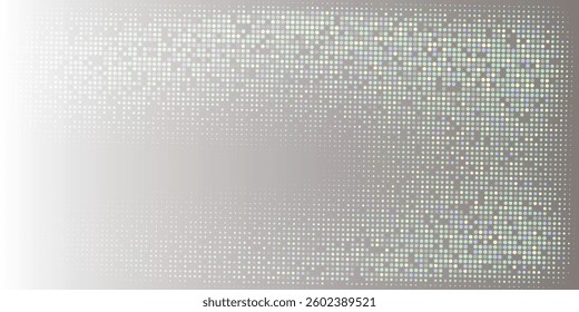 Vector abstract blue background frame of geometric shapes. Circular ornament. Pattern of dots, particles, molecules, fragments. shapes art