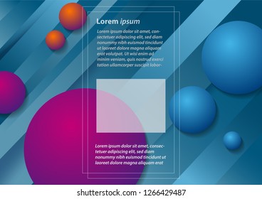 Vector abstract blue background illustration technology geometric shape colour gradient 
Creative Design templates.