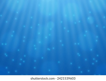 Vector abstract blue background with light rays and highlights