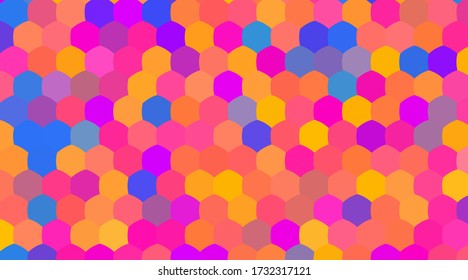 Vector abstract blue background with lines and triangles. illustration technology.