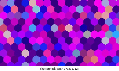 Vector abstract blue background with lines and triangles. illustration technology.