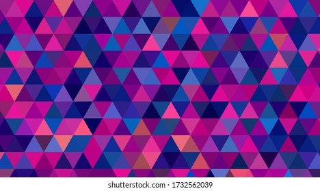 Vector abstract blue background with lines and triangles. illustration technology.