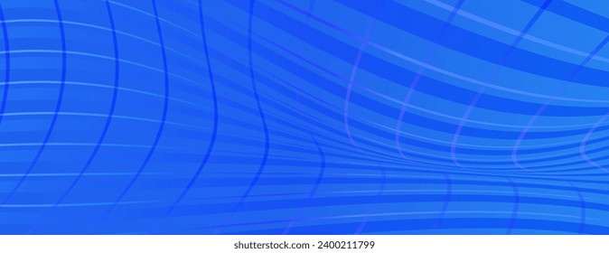 Vector abstract blue background with smooth plaid wavy. Bright color transition gradient wallpaper back. Modern shiny gradient wave lines fon. Suit for poster, cover, banner, brochure, website, sale