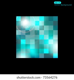 Vector abstract blue background with space for your text