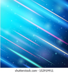 Vector abstract blue background template