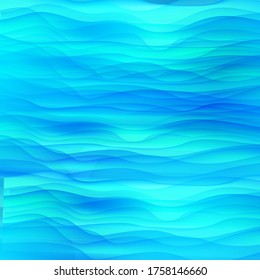 Vector  abstract blue background. Abstract template with blue lines in swirl . 


