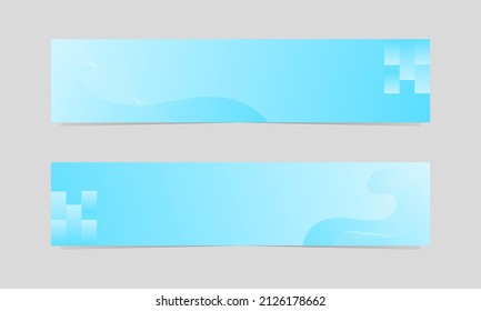 Vektor abstrakte blaue Banner-Design-Webvorlage