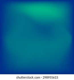 Vector Abstract Blue Blurred Background. Abstract Blue Green Pattern