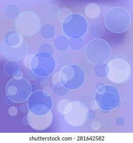 Vector Abstract Blue Circle Background for Your Design