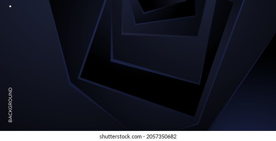 Vector Abstract Blue Geometric Background