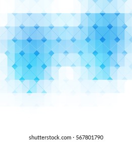 Vector abstract blue geometric background Vector illustration