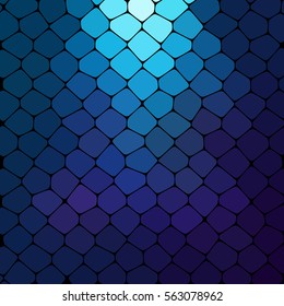 Vector abstract blue glass background