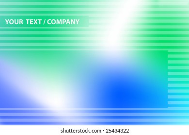 Vector abstract blue and green color background