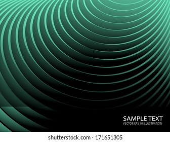 Vector abstract blue lighted stripes background surface - Abstract vector  blue web design template 
