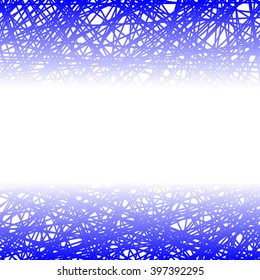 Vector Abstract Blue Line Background.