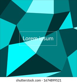 Vector Abstract Blue Polygon
Background 