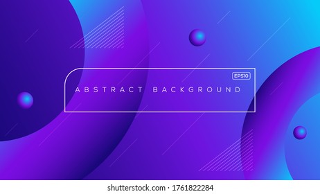 Vector Abstract Blue Purple Background Geometric Stock Vector (Royalty ...