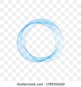 Vector abstract blue swirl. Modern design. Against the background of which you can place text