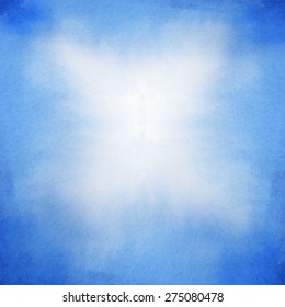 vector abstract blue watercolor background for your design