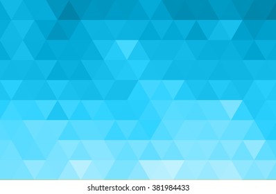 Vector Abstract bluecolor mosaic background for design brochure, website, flyer 