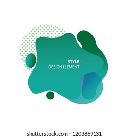  Vector abstract of blur free form shapes in gradient iridescent color effect soft transition. template of fluid organic shapes with plastic lines, forms. liquid effect background. place for text