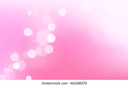 Vector abstract blurred background. Calm modern fond. Cool pink bokeh backdrop.