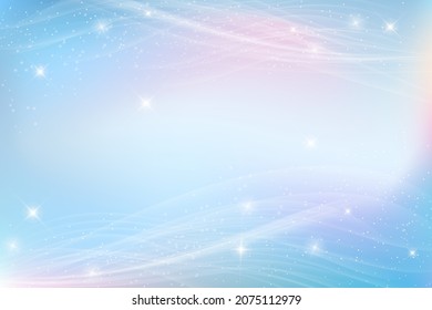 Vector abstract blurred background with snowflakes, bokeh and sequins. Festive winter template for greeting cards, printing, invitations, web design, wallpaper, packaging, greetings. Christmas and New
