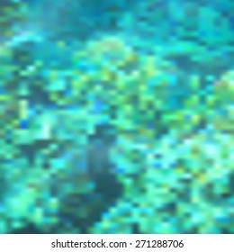 vector abstract blurred background. spring. ocean. place for your text