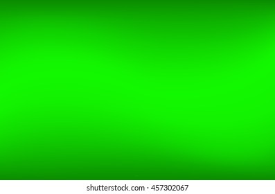 Vector abstract blurred bright green background with dark edges . 