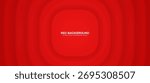 Vector abstract blurred effect wide red colour background with center focused composition. Good for digital screens, modern UI, presentations and impactful artistic visual design. Panoramic wallpaper
