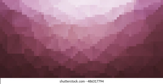 Vector abstract blurred pixel colorful pattern background. EPS 8.Modern vinous backdrop. White blur. Dark edges.