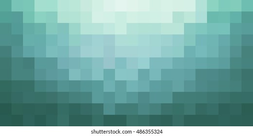 Vector abstract blurred pixel colorful pattern background. EPS 8. Blur blue fond.  Cyan backdrop,