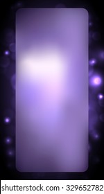 Vector abstract blurred purple background for text. Vertical background for text.