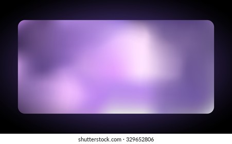 Vector abstract blurred purple background for text. Horizontal background for text.