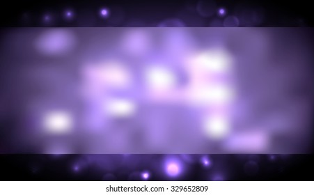 Vector abstract blurred purple background for text. Horizontal background for text.