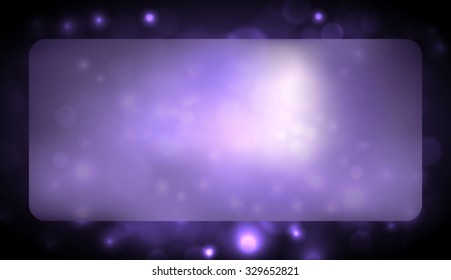 Vector abstract blurred purple background for text. Horizontal background for text.