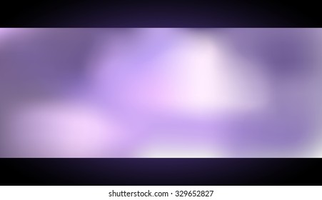 Vector abstract blurred purple background for text. Horizontal background for text.