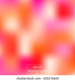 Vector abstract blurred red background.