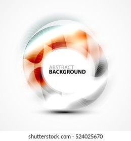 Vector abstract blurred swirl with space for text
