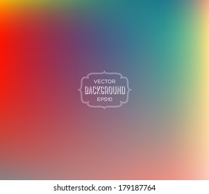 Vector abstract blurry background