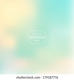 Vector abstract blurry background