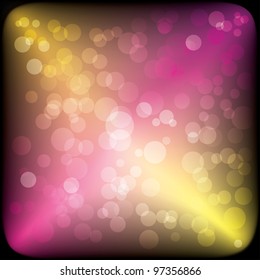 Vector abstract blurry light background